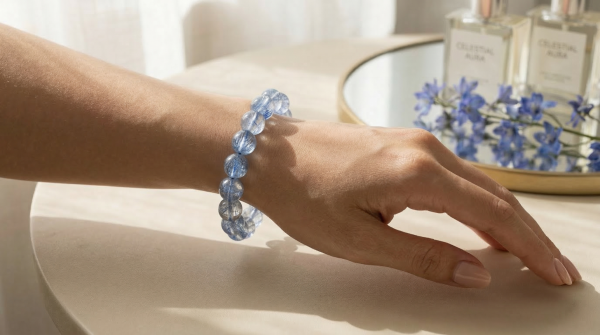 戴左手能吸收水晶的能量，幫助平定心神、提升創意與守護自身能量場。 戴右手能幫助排除體內的負能量，釋放壓力與不安。