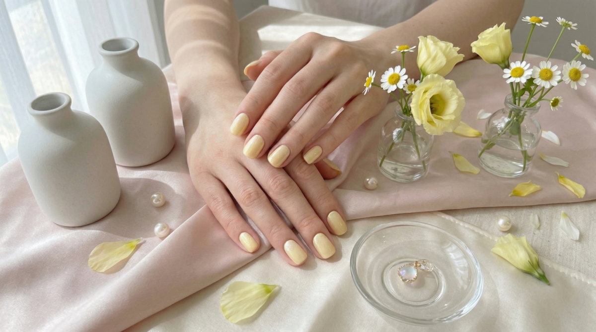 若偏好乾淨簡約的風格，這款「奶霜小雞黃」絕對是首選！低飽和度的黃色調少了一分張揚，多了一分如春日暖陽般的療癒感。