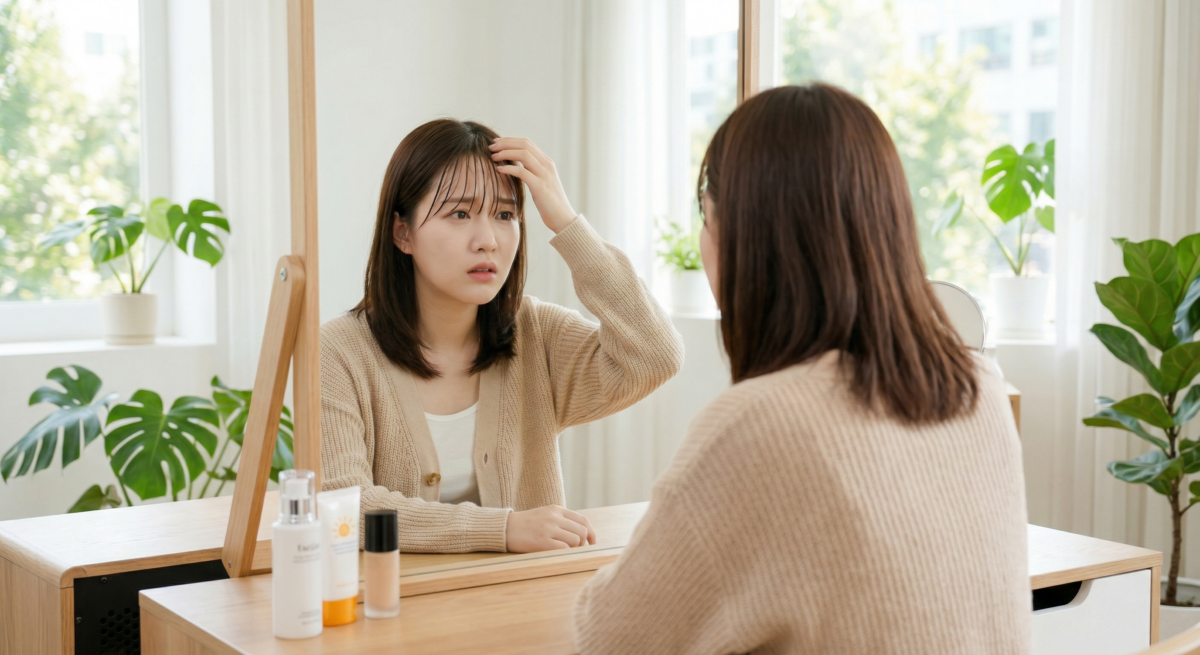 瀏海出油時若一直用手撥、亂噴乾洗髮或忽略額頭吸油,反而更容易令瀏海變成一束束的條碼感。