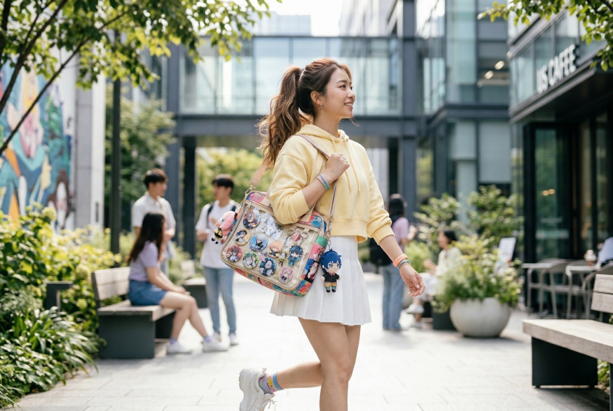 痛袋起源自日本展示喜好文化,特色是有透明視窗可擺放周邊,讓人把喜歡的角色和收藏直接帶出門。