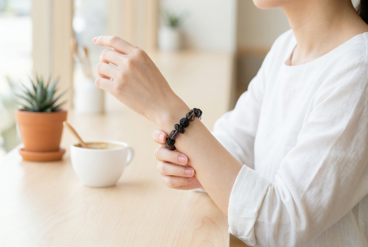 天狼星隕石左右手沒有一定標準,常見說法是左手偏向穩定與沉澱,右手偏向防護與減少干擾,實際還是以自己的舒適感和習慣為主。