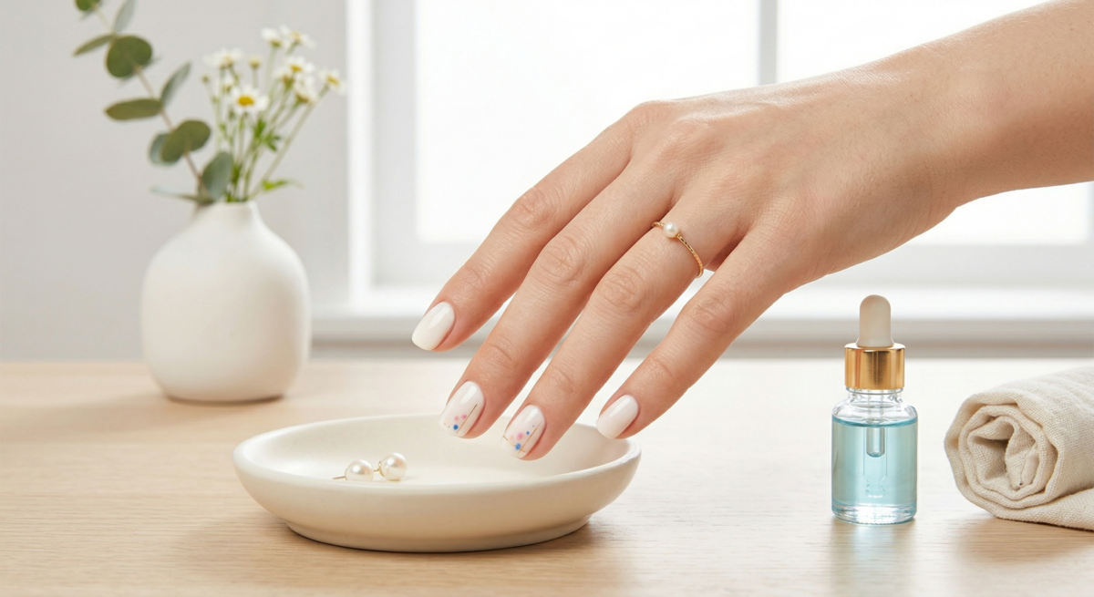 短甲要好看，關鍵在於修對甲型、整理乾淨指緣，再配合簡約有留白的設計，整體自然會更精緻耐看。