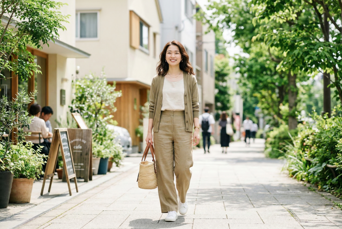 衣櫃一定要有卡其色，因為它溫和百搭、不挑人又能靈活駕馭通勤、週末和約會等不同場合，輕鬆穿出俐落、自然或溫柔有層次的感覺。