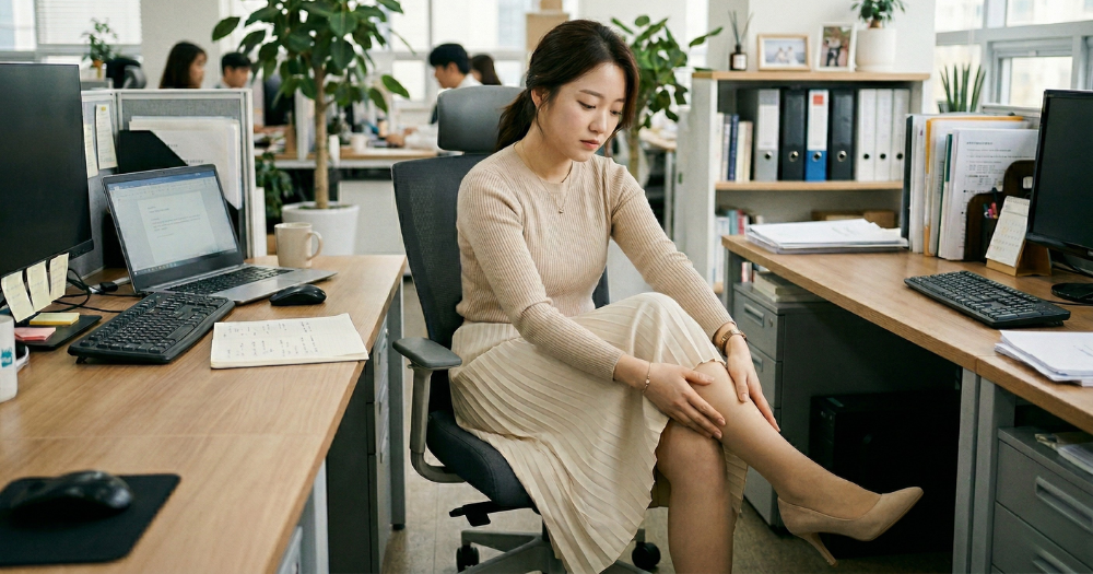 為什麼OL總有「樹根腳」？