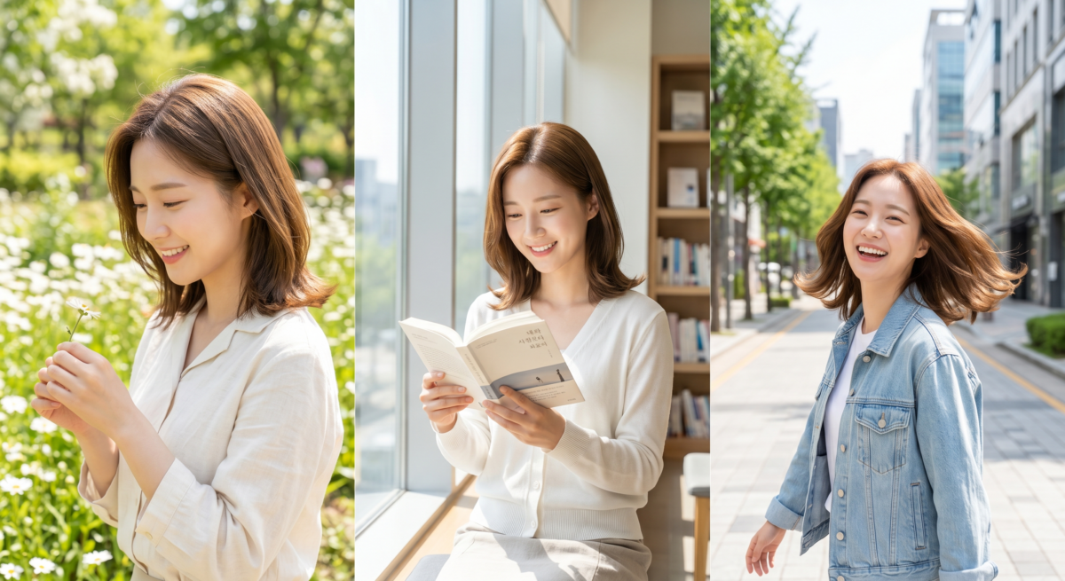 鎖骨魚尾剪利用上重下輕的剪裁，讓髮尾自然外翹，不用特別燙髮也能呈現輕盈又有靈動感的短中髮效果。