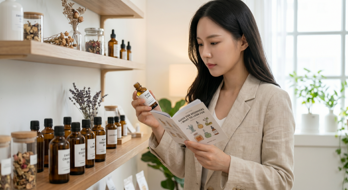 新手挑香薰油時，可先按用途、成分、香味接受度、濃度和使用環境去選，這樣會比只看包裝或香味更不容易買錯。