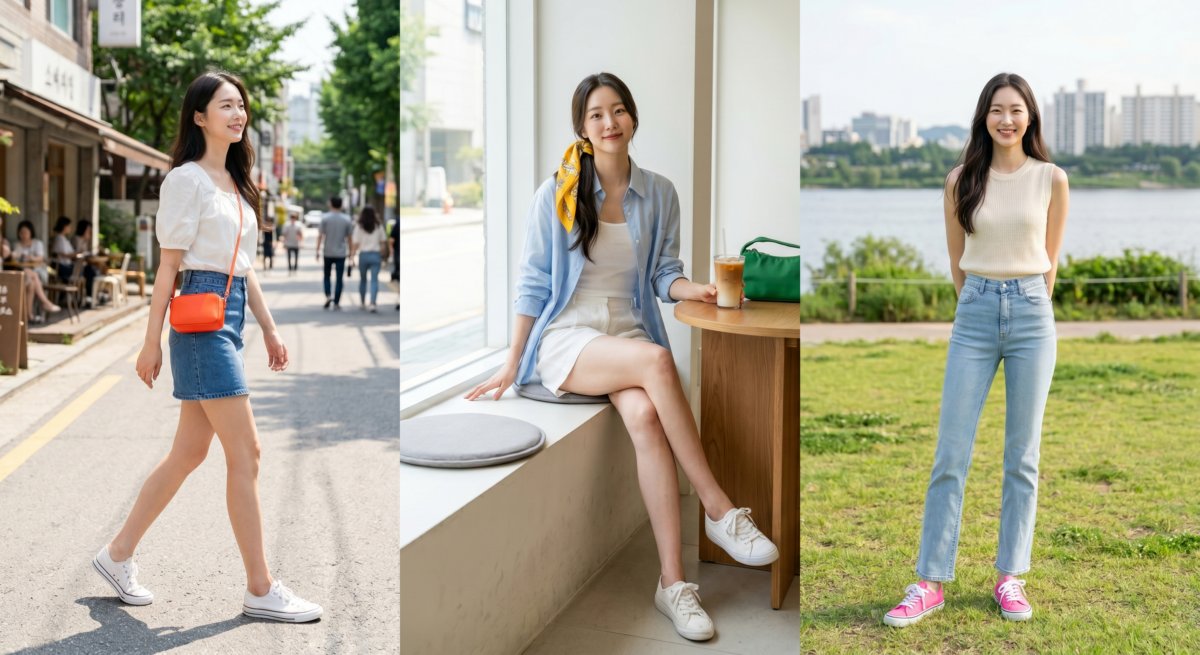 白色系是夏天最百搭的基本色，能讓穿搭看起來更乾淨、輕盈，也很容易和各種顏色搭配。