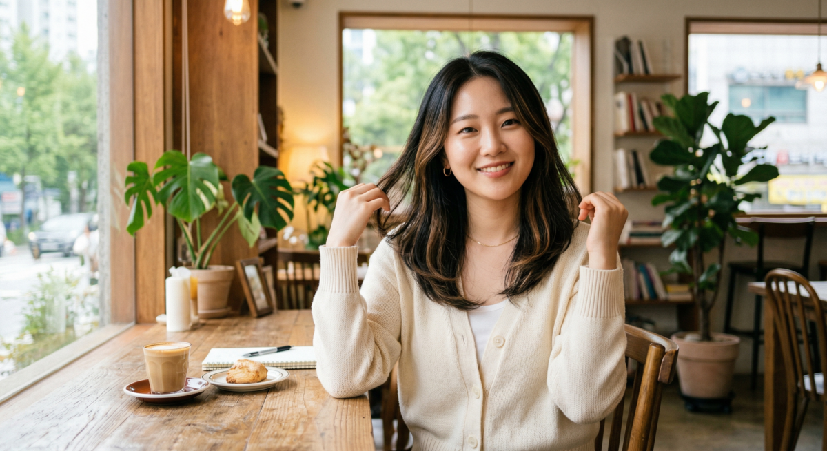蜜糖茶棕屬於帶暖感的棕色挑染，能讓黑髮看起來更柔和，也適合想低調改變氣色的人。