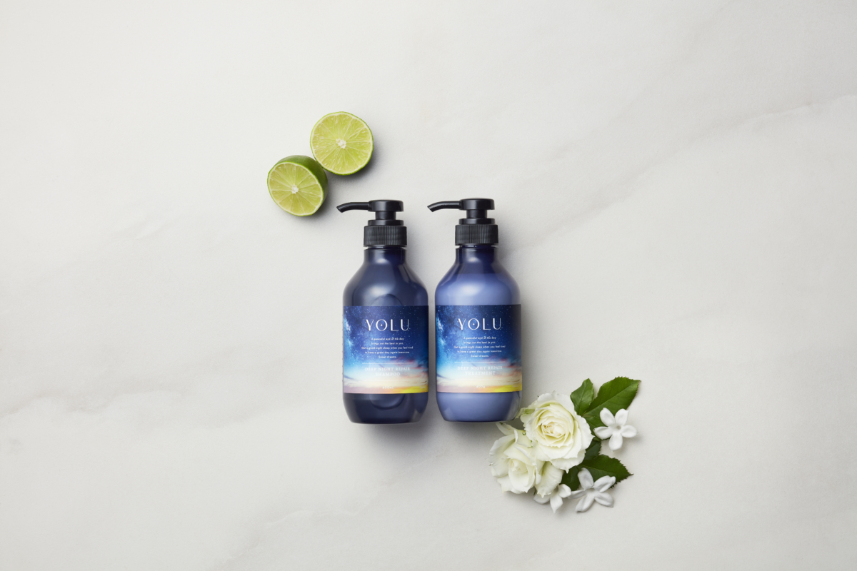 YOLU日本洗髮系列:嚴重受損及漂染髮質專用,DEEP REPAIR 夜間深層滋潤修護系列