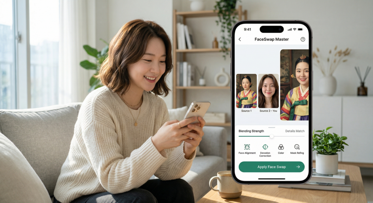 P圖換臉主要分為 AI 自動換臉和手動修圖兩種，前者適合想快速完成的新手，後者則更適合重視細節和自然度的人。