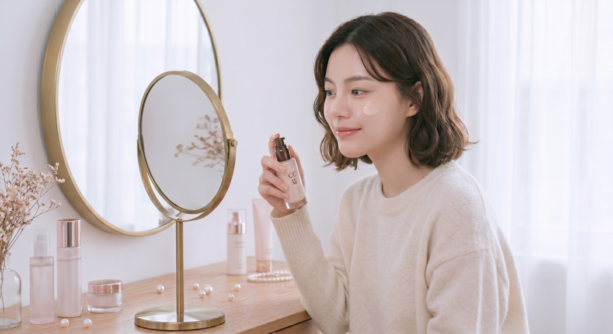 如果你喜歡透亮光澤感的妝容，CC Cream絕對適合你！