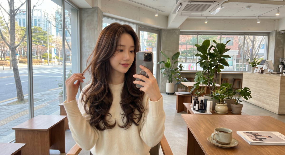 漸層捲強調捲度由髮根到髮尾的變化，營造視覺上的層次感。