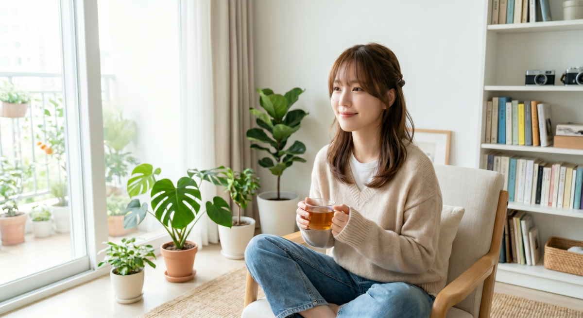 瀏海長到鼻尖時，已較適合用編髮固定或輕微八字外翻整理，能讓整體看起來更穩定俐落。