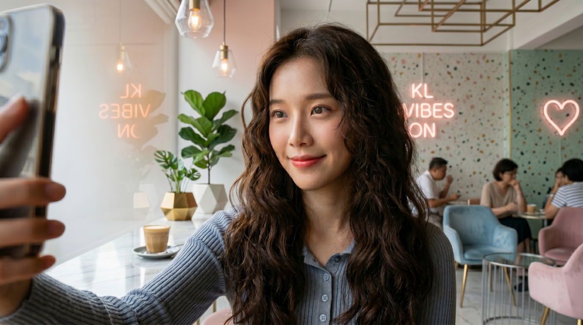 果凍燙的捲度Q彈有彈性，宛如果凍般誘人且充滿生命力。