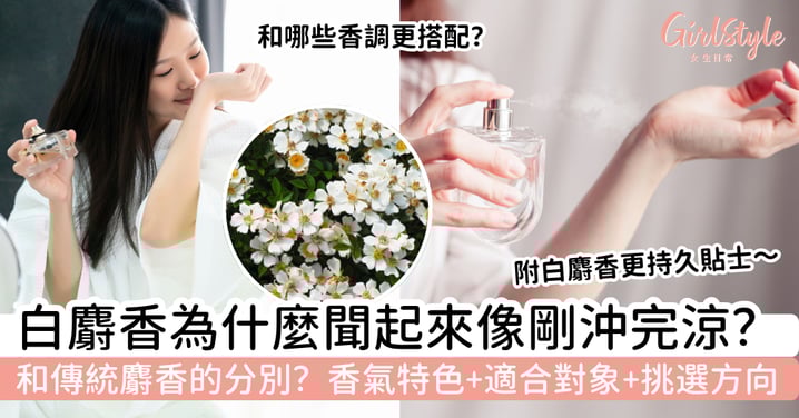 【白麝香】是什麼味道？為什麼聞起來像剛沖完涼？香氣特色、適合對象與挑選方向一次看懂