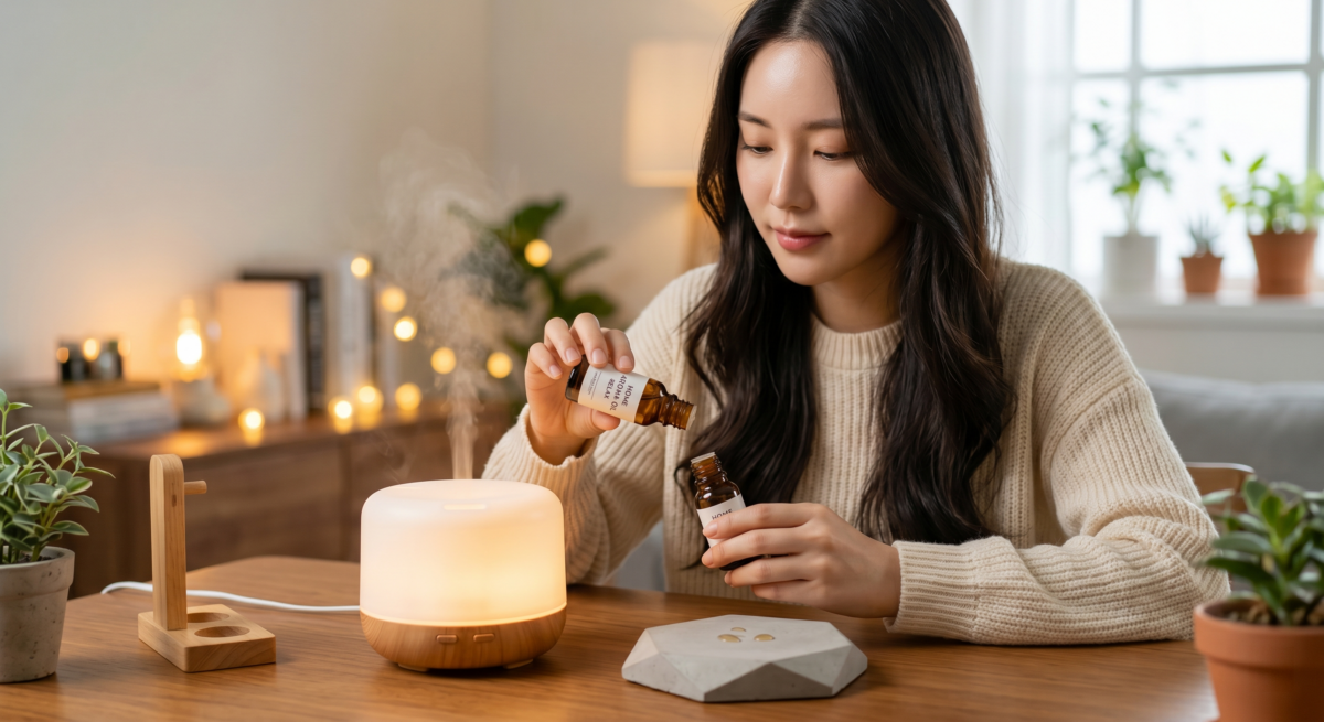 香薰油適合想放鬆心情、提升居家氣氛的人日常使用，但敏感體質、孕婦、有小朋友或寵物的家庭，使用時要特別留意成分、濃度和方式。