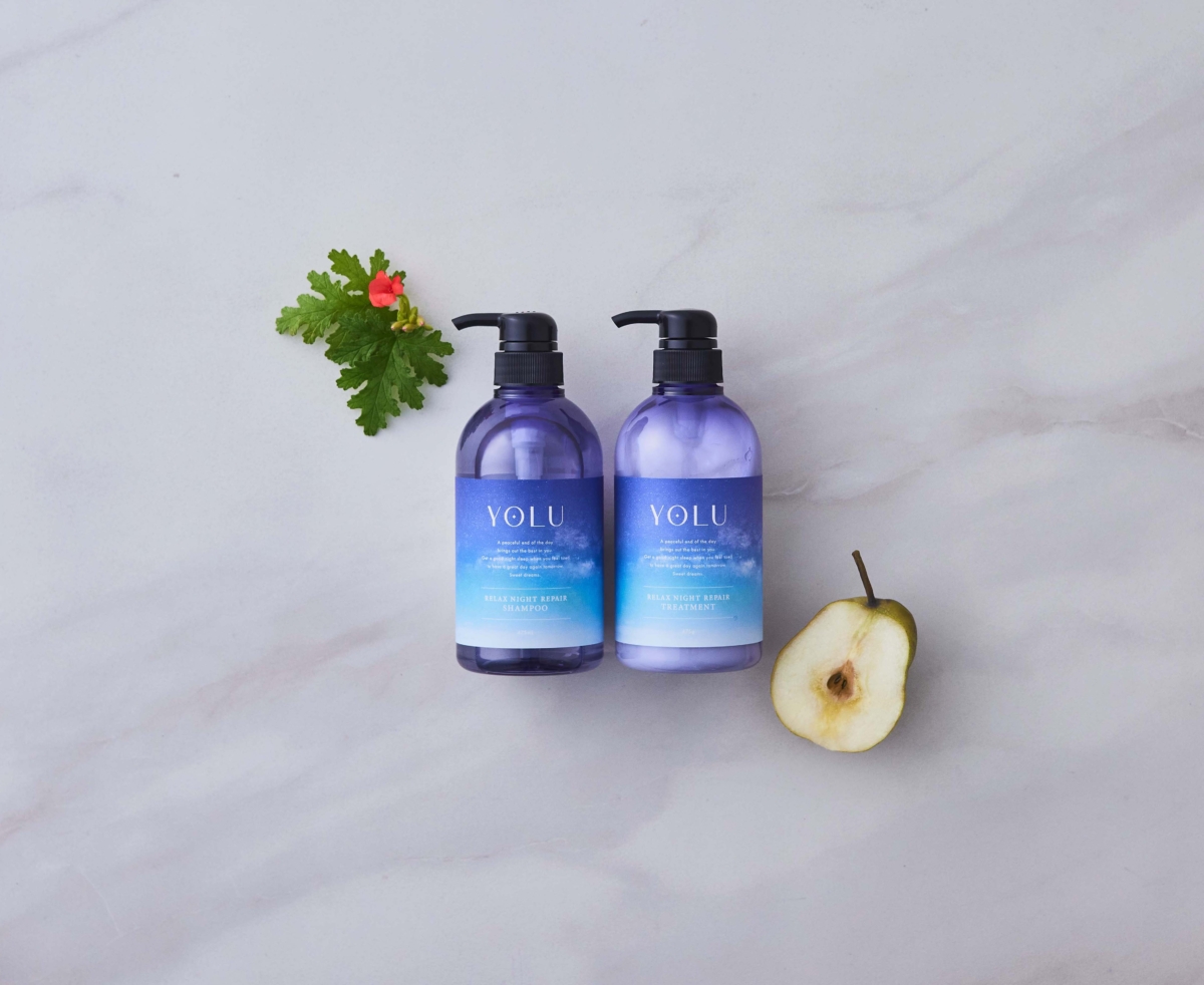 YOLU日本洗髮系列:細軟毛燥髮質專用,RELAX 夜間柔順修護系列