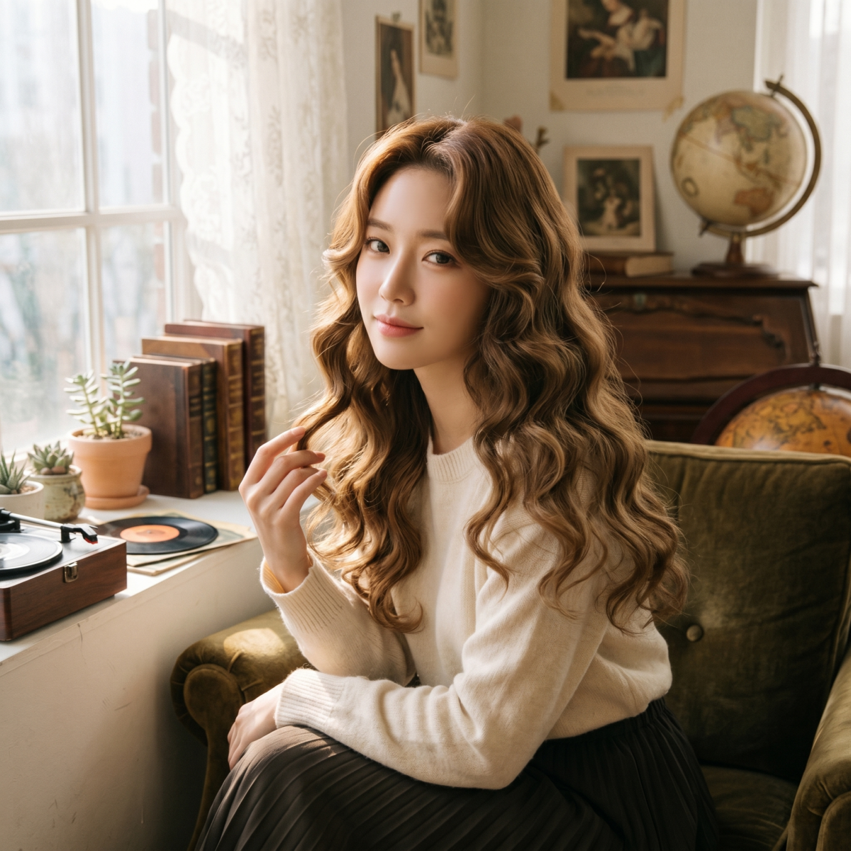 復古捲通常指帶有年代感的捲度，如30年代的波浪或60年代的大捲。