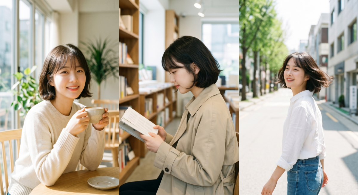 法式短鮑伯以較短長度和自然紋理營造不刻意的精緻感，搭配瀏海或側分也更容易襯托五官。