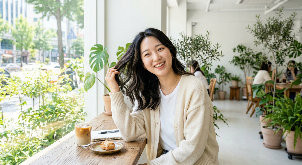 黑茶色比一般棕色更低調，平時接近自然黑髮，但在光線下又會透出一點層次感，很適合想染得低調又耐看的人。