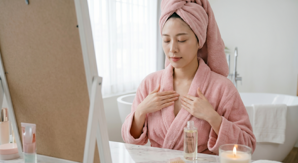 美胸按摩不能真正升 cup，但可透過放鬆上胸和胸側肌肉，改善外擴感，讓胸型在視覺上看起來更集中、更自然。