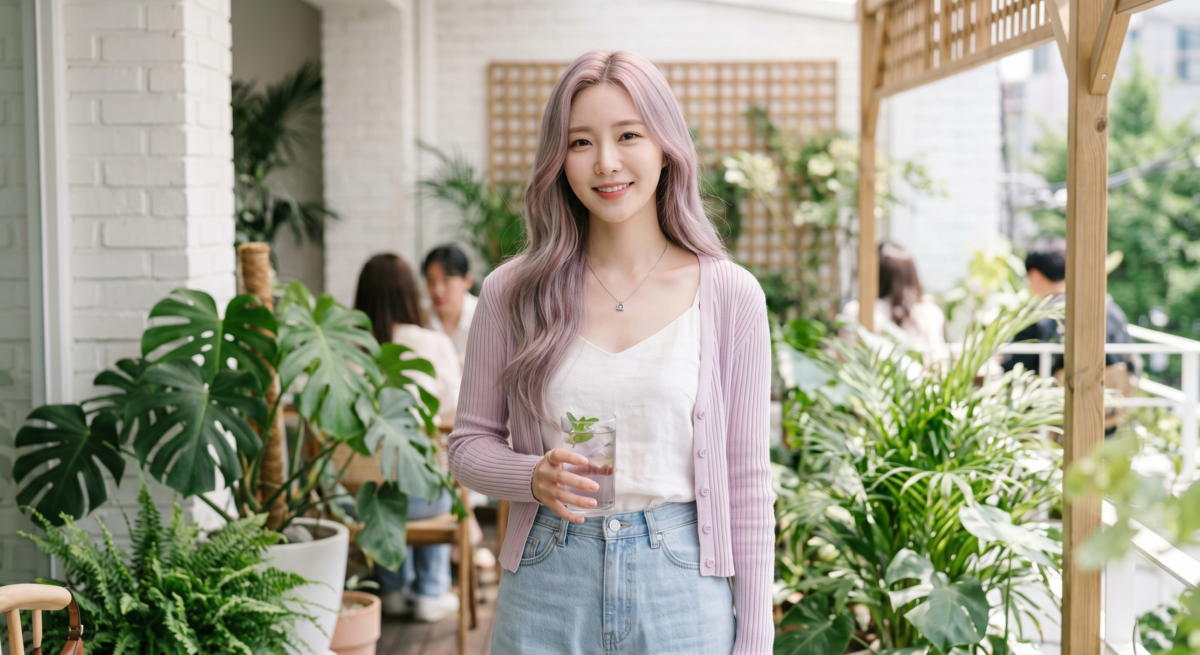 淺冷系女生適合粉紫、亞麻灰、冰霧粉、冷茶棕這類帶透明感的冷調髮色，想低調一點則可選灰棕、冷棕或霧感深棕。