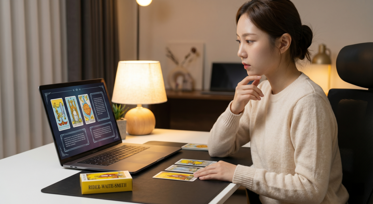 AI 可以輔助整理直覺塔羅的基本牌義和解讀方向，但真正有參考價值的解讀，仍要結合個人直覺、問題背景和真實處境。