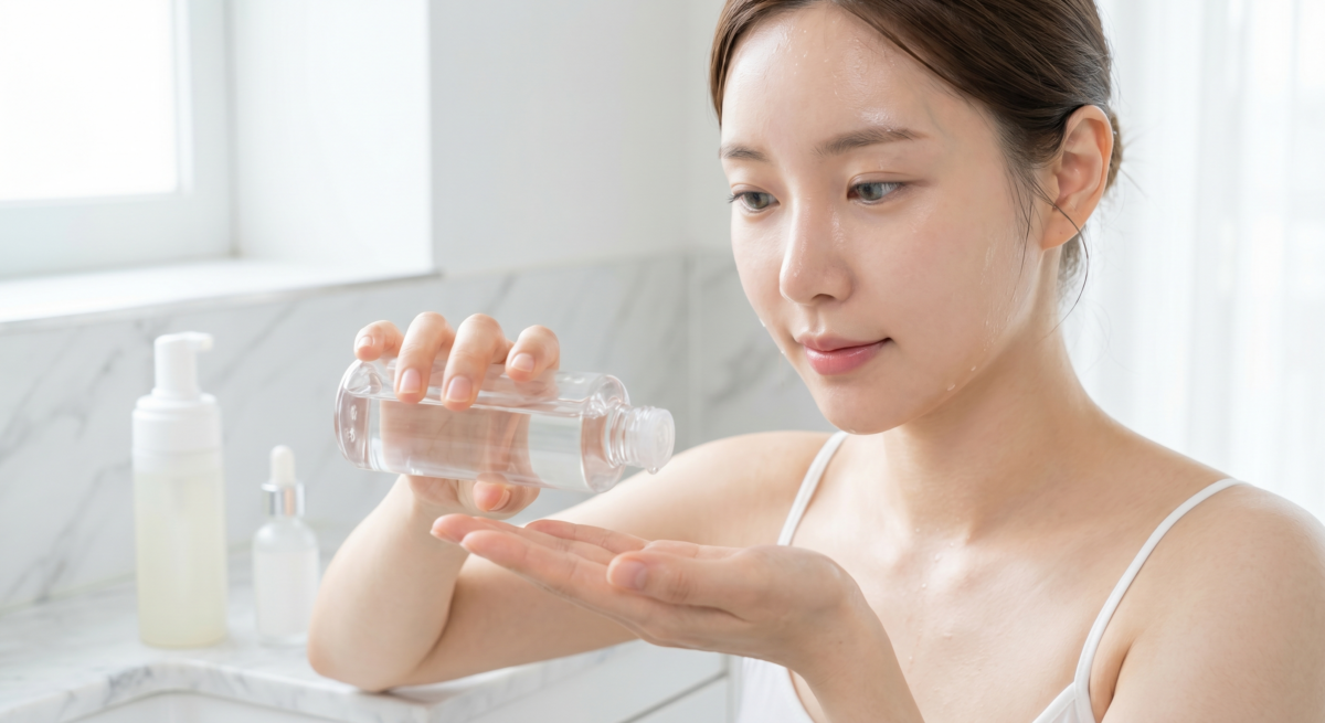 化妝水通常在洗臉後、精華液或乳液前使用，趁肌膚微濕時補水，再接上保濕產品鎖水效果更理想。
