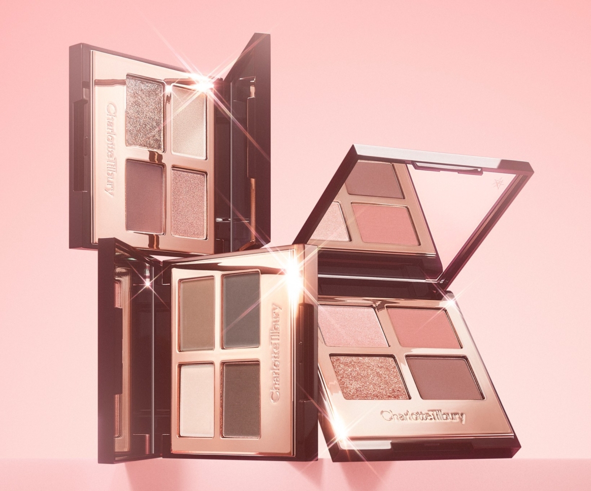 Charlotte Tilbury Luxury Palette 四色眼影盤。