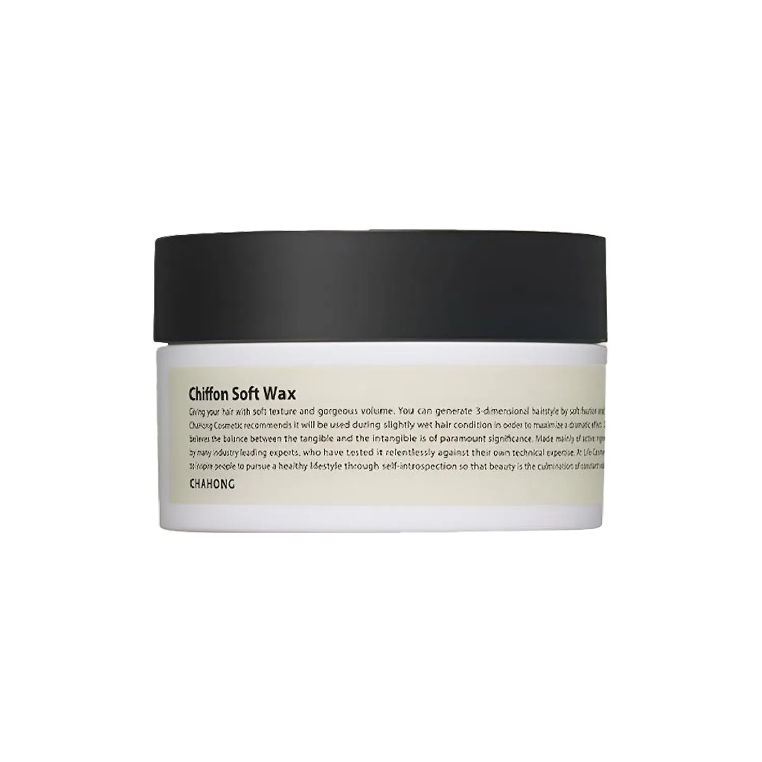 韓系自然感：CHAHONG Chiffon Soft Wax。