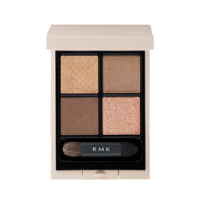 RMK Synchromatic Eyeshadow Palette 純色風四色眼影盤。