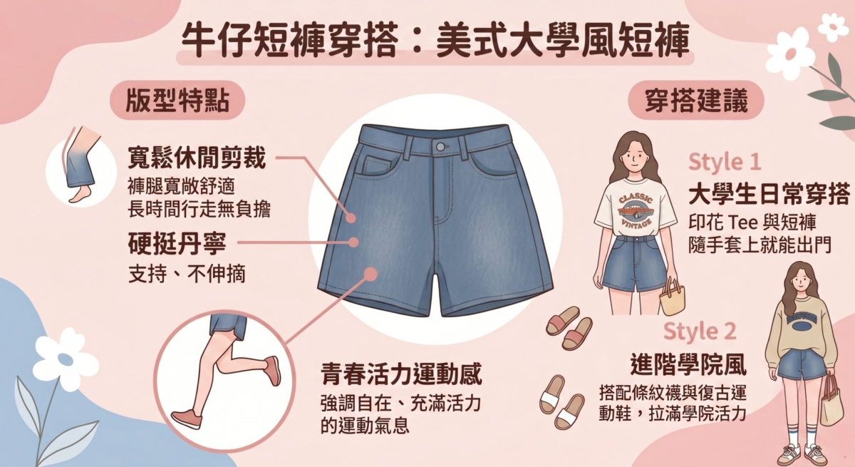 這種褲型因為褲腿較為寬敞，穿起來非常舒適，長時間行走也不會有負擔。