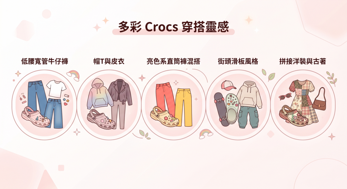 5大Crocs穿搭教你從日常通勤到度假海島風格。