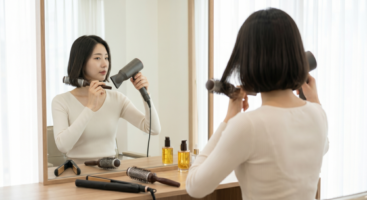 剪梨花頭前要先和髮型師溝通長度、層次、瀏海、髮尾落點和日常打理習慣,避免髮尾太厚、瀏海太重或長度卡在臉最寬位置,影響修顏和輕盈感。