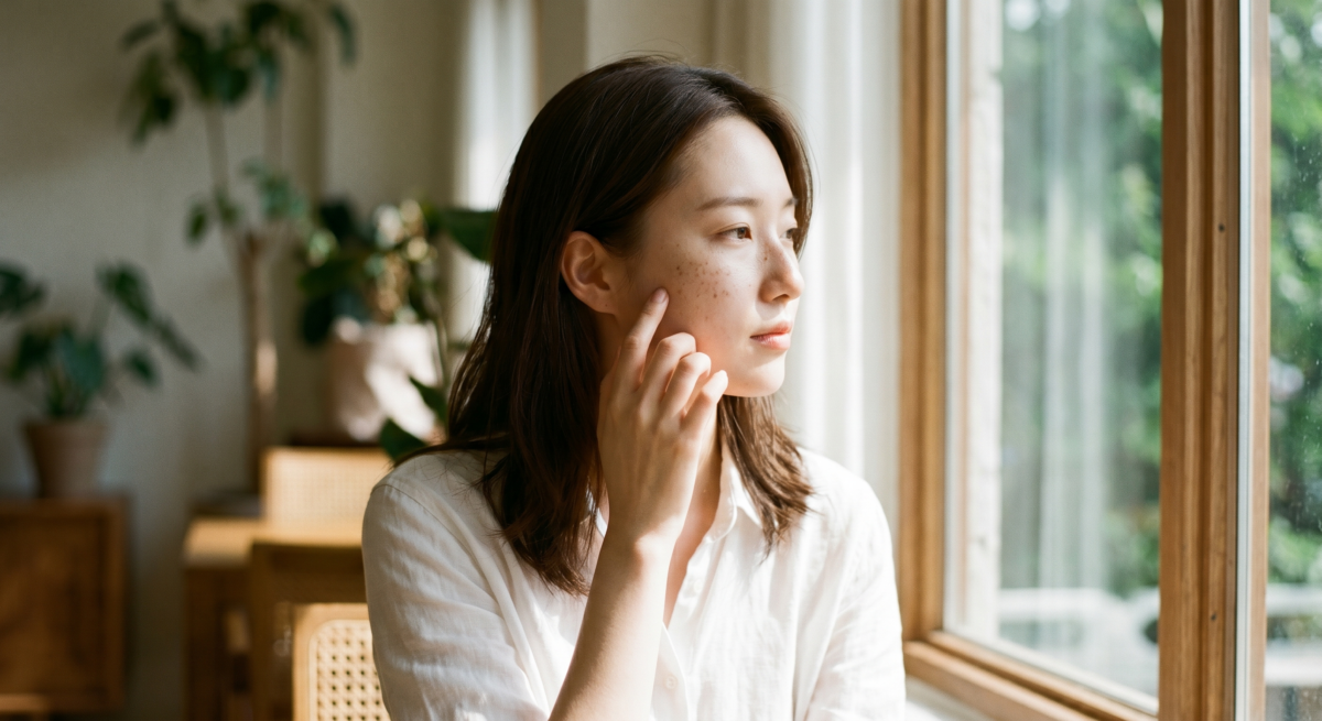 顏色很深、範圍變大、片狀對稱或存在很久的斑點，不應只靠保養處理；若斑點突然變大、顏色不均、邊界不規則，或有出血、痕癢、疼痛等情況，應盡快看皮膚科醫生。