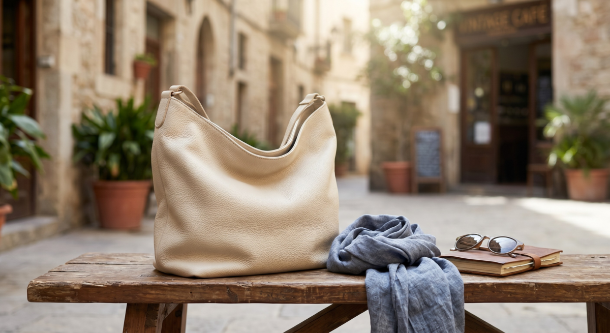 Slouchy Bag 和 Hobo Bag 仍是 2026 年軟皮手袋熱門款式,柔軟垂墜的袋身線條自然隨性,適合打造輕鬆慵懶的日常風格。