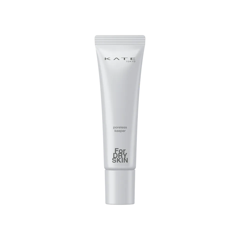 KATE Poreless-Keeper Base for Dry Skin 適合想修飾鼻頭、鼻翼等毛孔位置但又怕底妝乾的人，建議先做好基礎保濕後局部薄塗，避免全臉太厚影響貼服度。