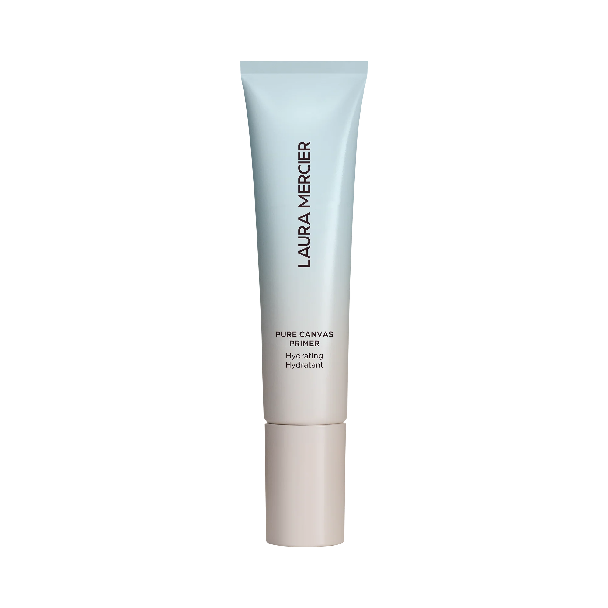 Laura Mercier Pure Canvas Primer Hydrating 適合兩頰易乾、粉底不貼服或不想用厚重面霜的人作妝前保濕底霜使用，可增加水潤感，但日間仍需另外做好防曬。