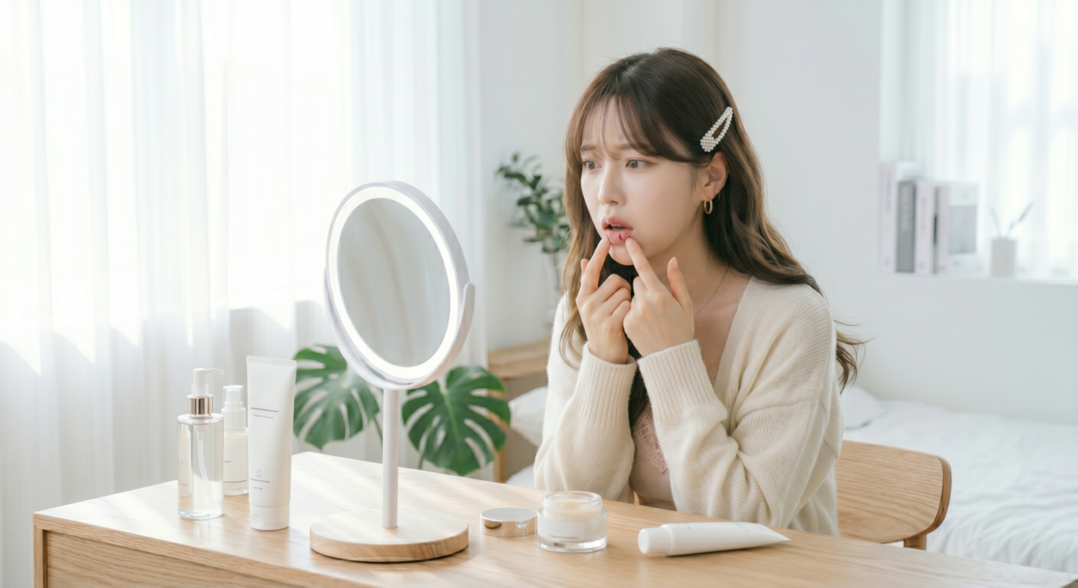 許多女生在塗抹霧面唇釉時，經常會發現嘴唇變得越來越乾，甚至連原本不明顯的唇紋都無所遁形。
