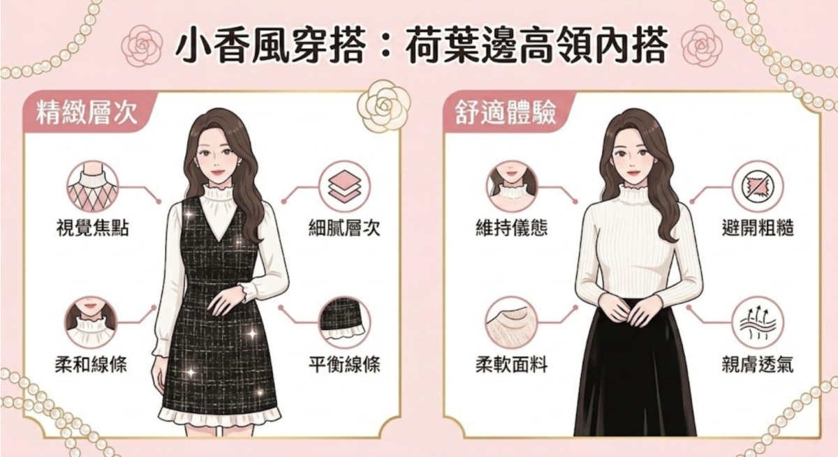 穿著外套或裙裝時，頸部的空位其實是精緻度的決勝點。