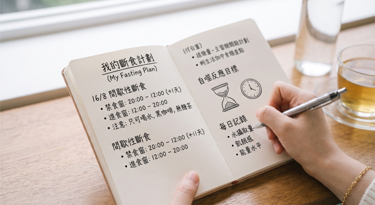 斷食的核心並非單純的挨餓，而是透過延長空腹時間，強制開啟身體的「代謝轉換開關」。
