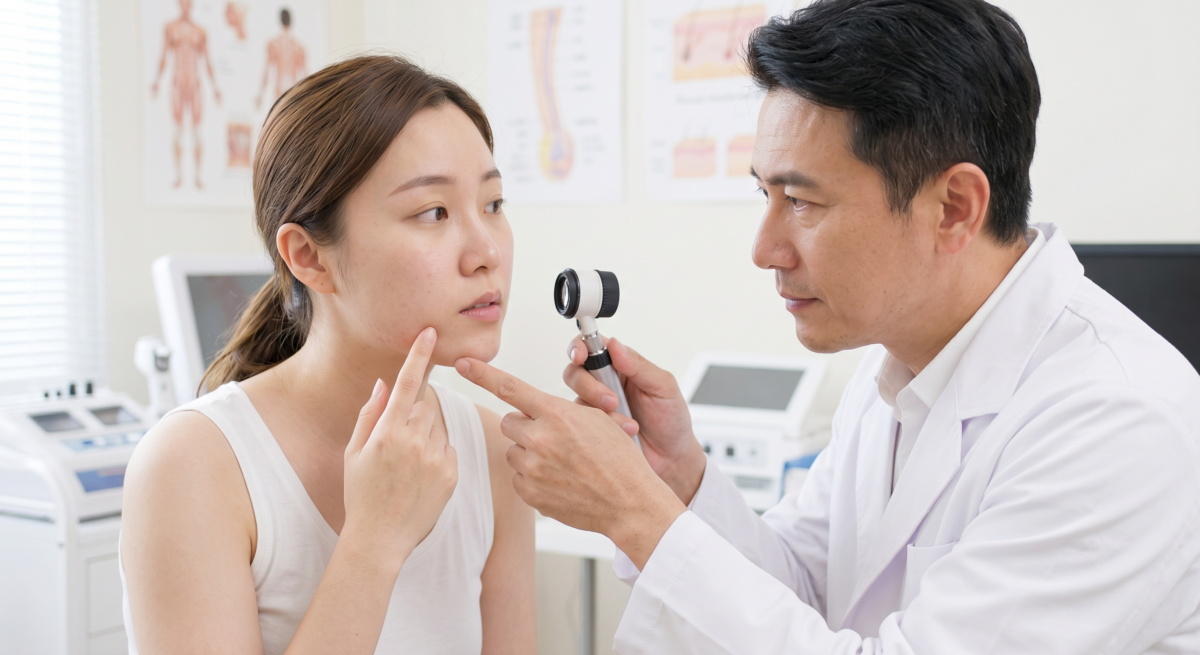 如果痘痘反覆紅腫、疼痛、流膿，或開始留下明顯暗瘡印和凹疤，就應諮詢皮膚科醫生，避免自行硬擠令情況惡化。