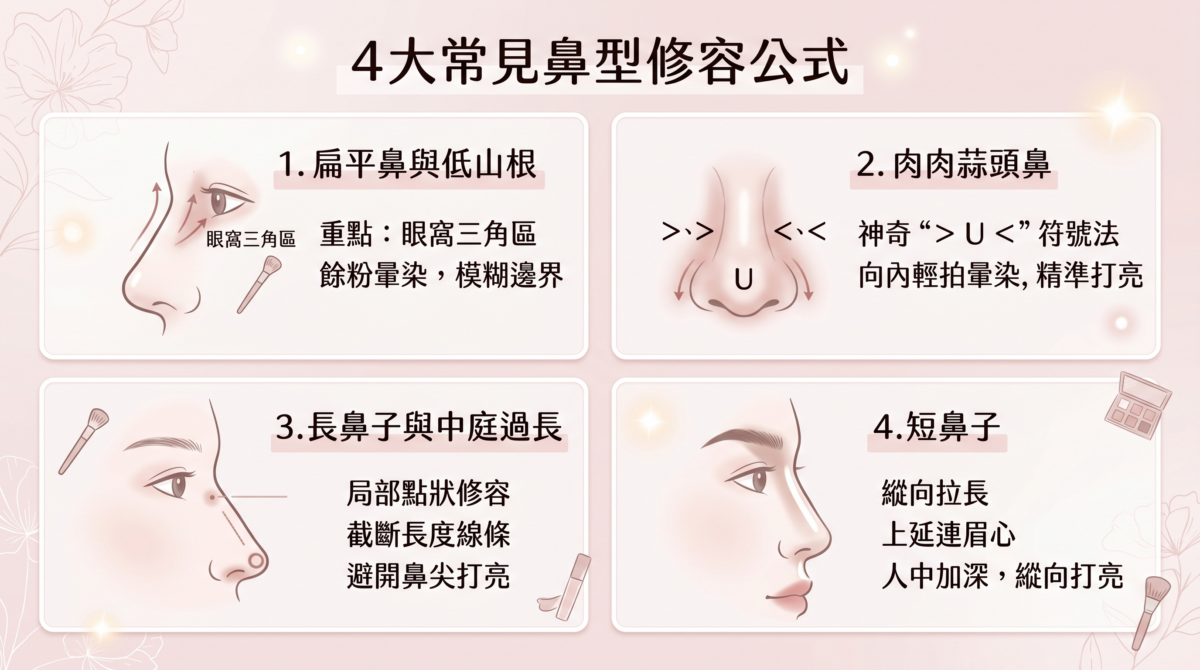 每個人的面部骨骼結構都不盡相同，盲目套用同一種畫法只會適得其反。