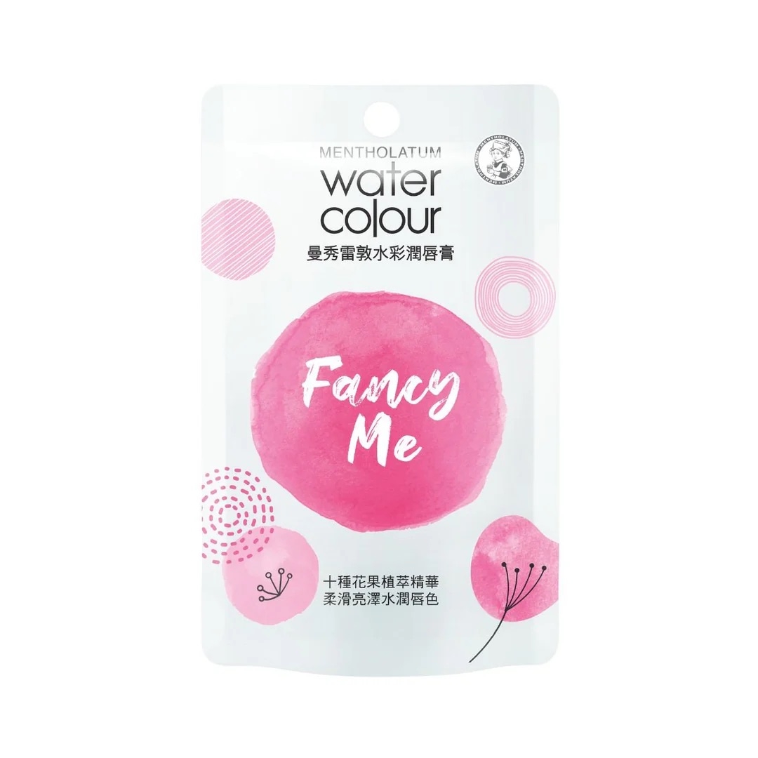 曼秀雷敦水彩潤唇膏融合10種花果植萃精華油，為雙唇提供滋潤呵護，同時帶來自然透亮的水凝唇色。一