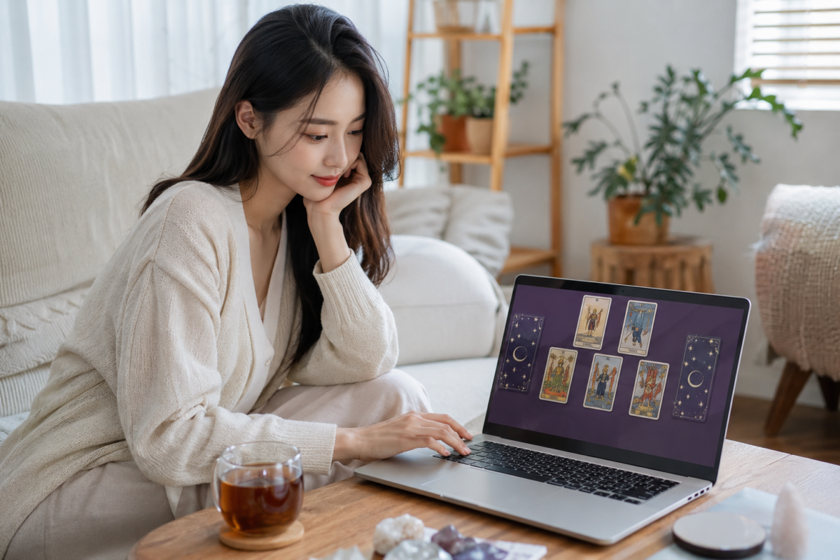 線上塔羅 AI 解讀與免費線上塔羅占卜操作方便，適合新手整理心情和釐清問題方向。