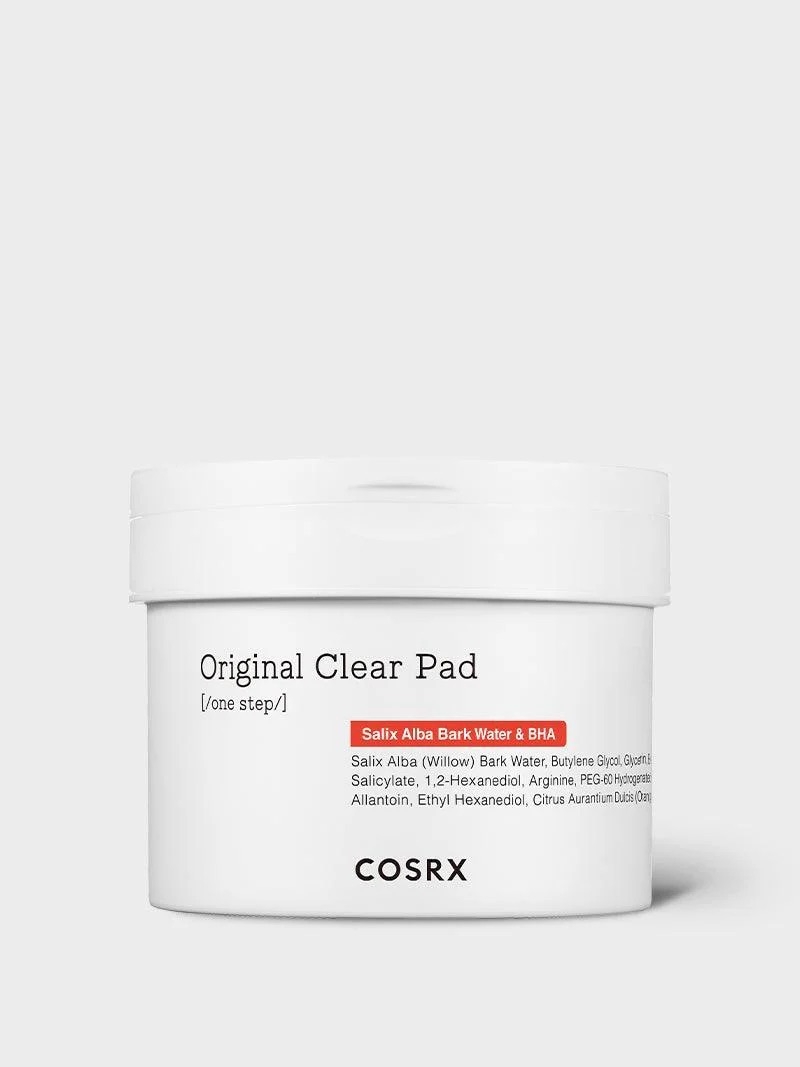 COSRX 水楊酸棉片蘊含水楊酸（BHA）精華，能深入毛孔，幫助去除老廢角質及多餘油脂，改善毛孔堵塞、粗糙及暗沉問題。