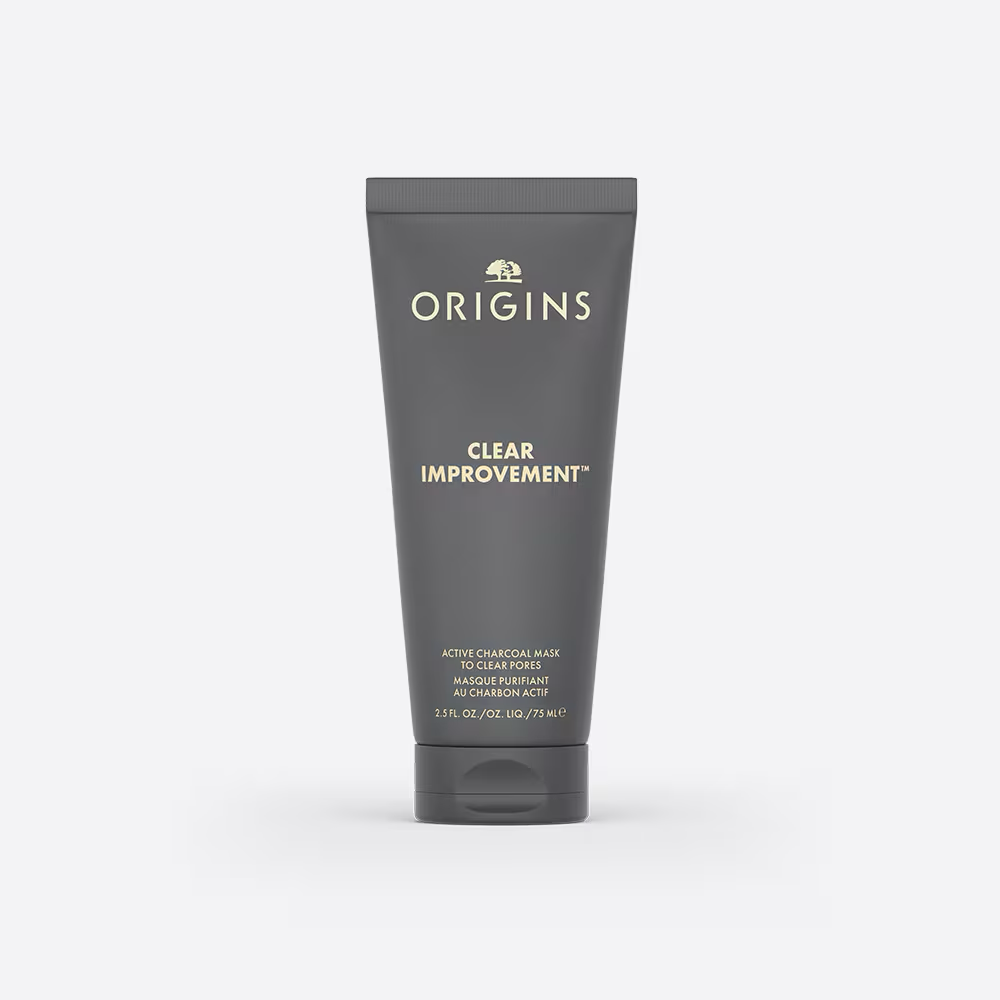 Origins 活性炭深層清潔面膜適合油性肌、T 字位出油和毛孔堵塞感明顯的人，幫助清潔化妝後的油脂和污垢。