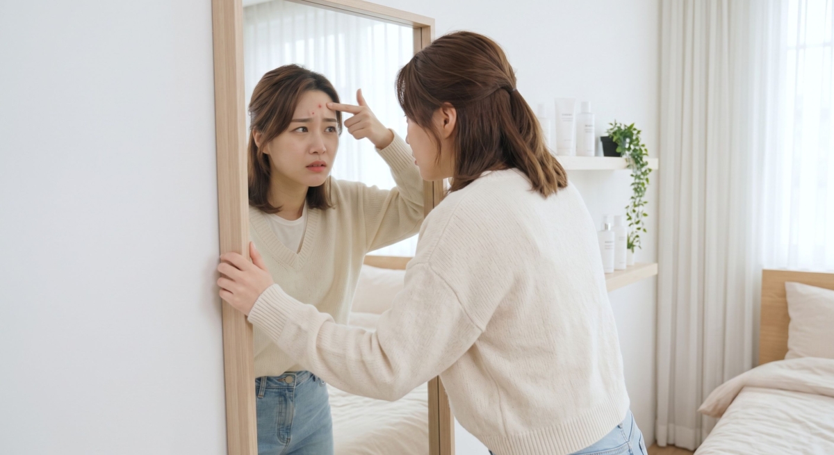 在傳統中醫理論中，面部不同位置常被認為與身體狀態存在關聯，因此不少人會透過觀察痘痘位置，了解近期身體變化。
