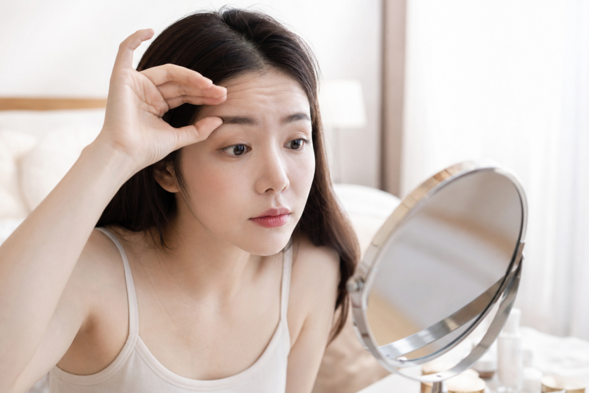 抬頭紋可按動態紋或靜態紋評估是否適合肉毒桿菌毒素、激光等醫學美容療程，治療前應由合資格醫生評估風險及效果。