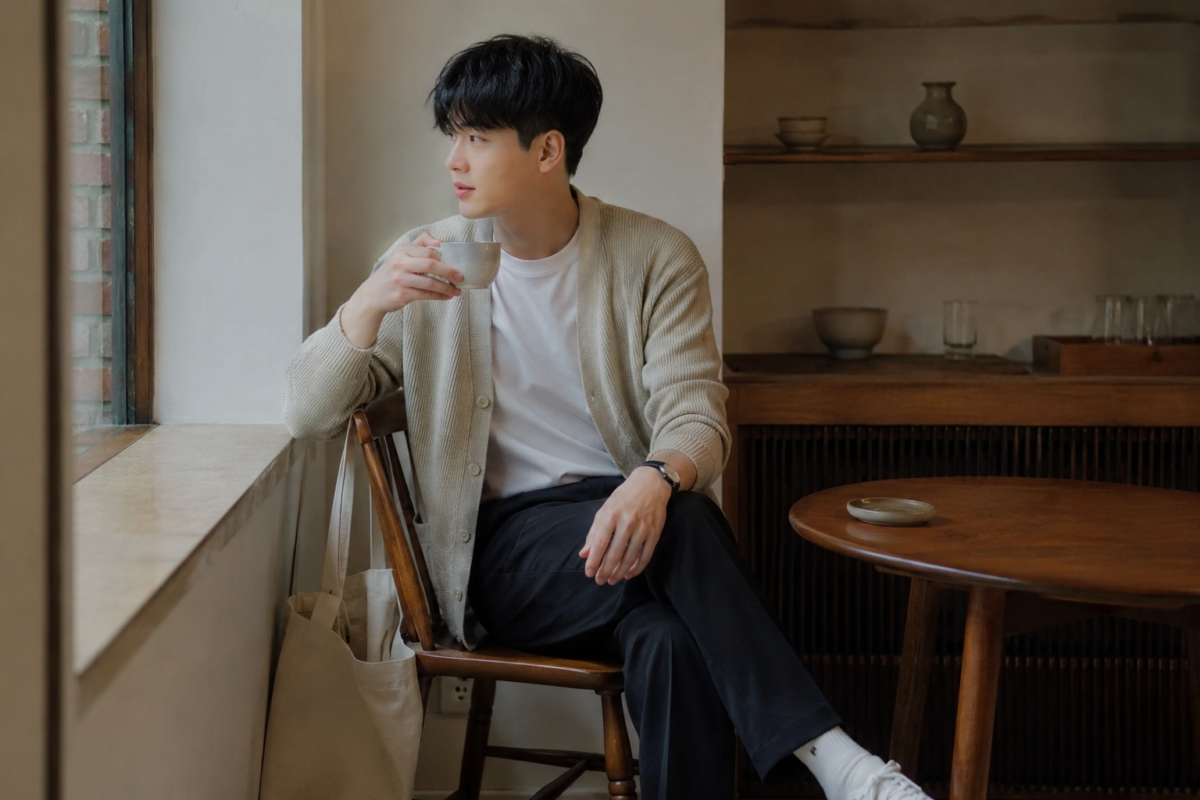文青穿搭男應避免大Logo、全身Oversize、衣服皺舊、配件過多和只追求復古而忽略合身比例。